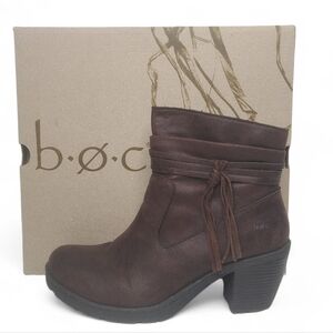 b.o.c. Alicudi Ankle Boots Brown Sz 10